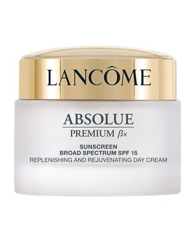 Shop Lancôme Absolue Premium Bx Replenishing And Rejuvenating Day Cream Spf 15, 2.6 Oz.