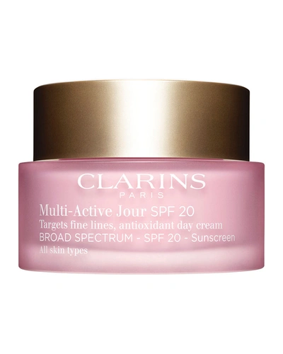 Shop Clarins 1.7 Oz. Multi-active Day Cream Broad Spectrum Spf 20