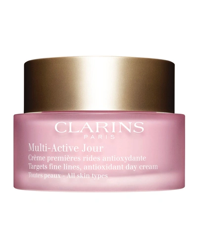 Shop Clarins Multi-active Day Cream - All Skin Types, 1.6 Oz.