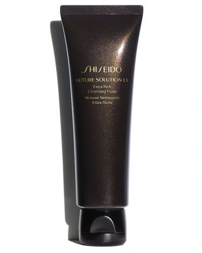 Shop Shiseido Future Solution Lx Extra Rich Cleansing Foam, 4.7 Oz.