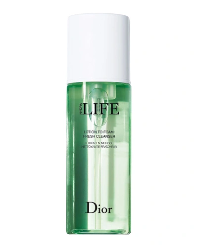 Shop Dior Hydra Life Lotion To Foam Fresh Cleanser