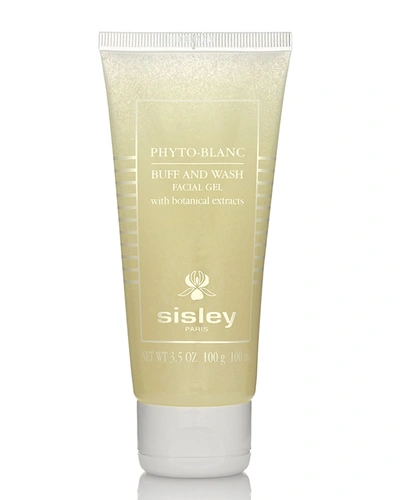 Shop Sisley Paris Phyto-blanc Buff And Wash Facial Gel, 3.3 Oz./ 100 ml