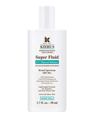 Shop Kiehl's Since 1851 Dermatologist Solutions&trade; Super Fluid Uv Mineral Defense Broad Spectrum Spf 50, 1.7 Oz.