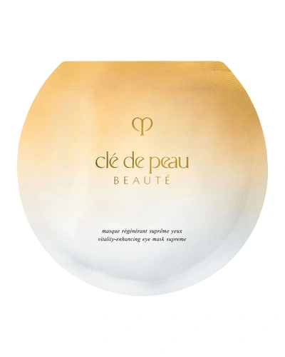 Shop Clé De Peau Beauté Vitality-enhancing Eye Mask Supreme, 6 Sheets