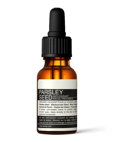Aesop 0.5 Oz. Parsley Seed Anti-oxidant Facial Treatment In Colorless