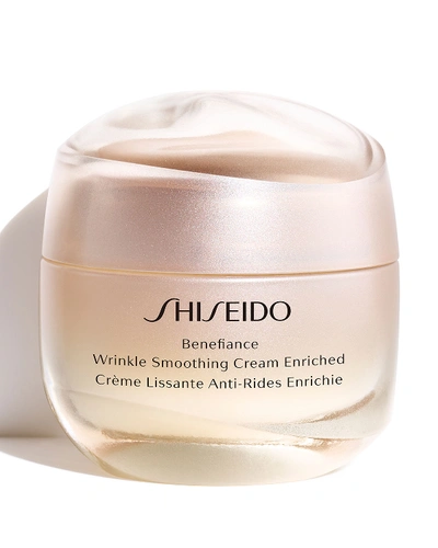 Shop Shiseido Benefiance Wrinkle Smoothing Cream Enriched, 1.7 Oz.