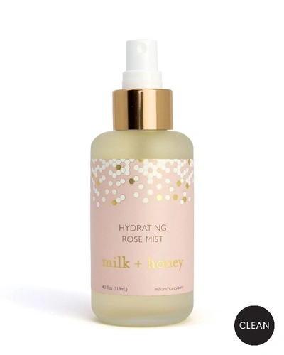 Shop Milk + Honey Hydrating Rose Mist, 40 Fl oz / 118 ml