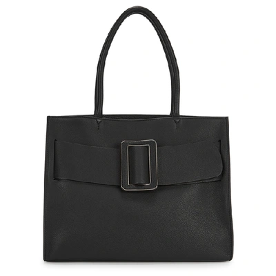 Shop Boyy Bobby Soft Black Leather Top Handle Bag