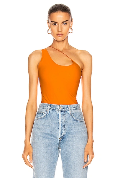 Shop Alix Nyc Archer Bodysuit In Electric Orange