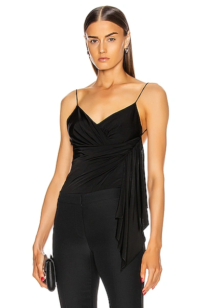 Shop Alexandre Vauthier Ruched Bodysuit In Black