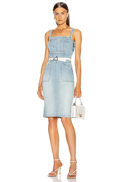 Shop Mother Pocket Hustler Overall Dress In When In Rome