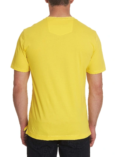 Shop Robert Graham Maxfield T-shirt In Yellow
