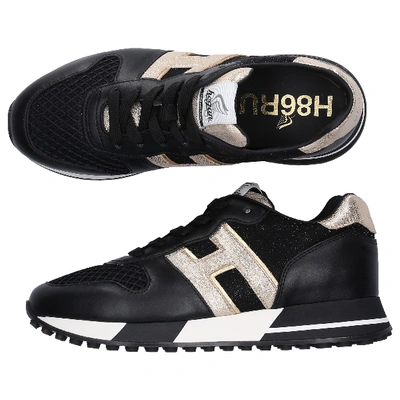 Shop Hogan Low-top Sneakers H383 In Black