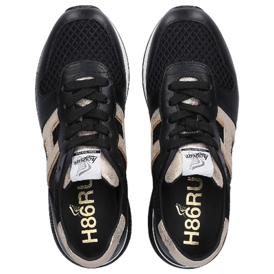 Shop Hogan Low-top Sneakers H383 In Black