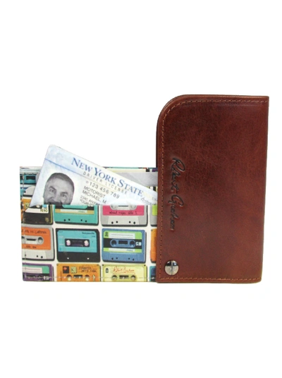 Shop Robert Graham Button Wallet In Whiskey