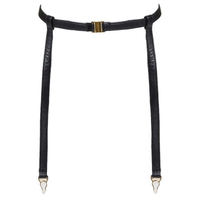 Shop Something Wicked Nina Leather Suspender Belt Garter Belt