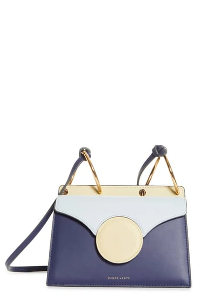 Shop Danse Lente Mini Phoebe Leather Bag In Saphire/ Pale Blue