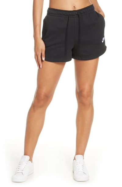 Shop Nike Essential Shorts In Black/white