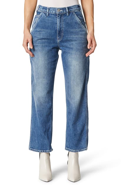 high waisted carpenter jeans