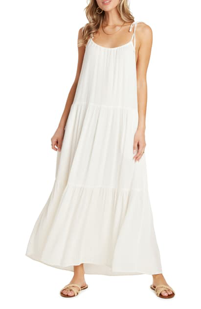 boho ivory maxi dress