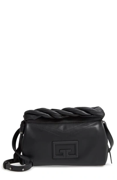 Shop Givenchy Id 93 Leather Crossbody Bag In Black