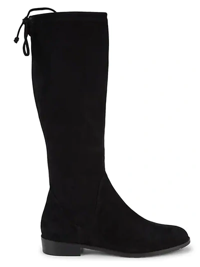 Shop Stuart Weitzman Women's Lilene Suede Tall Boots In Black