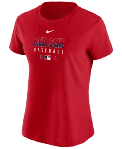 Shop Nike Boston Red Sox Women's Authentic Baseball T-shirt