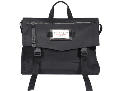 Shop Givenchy Downtown Messenger Bag In Black