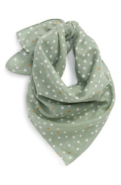 Shop Madewell Bandana In Frosted Sage Multi