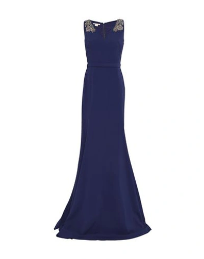 Shop Antonio Berardi Long Dresses In Blue