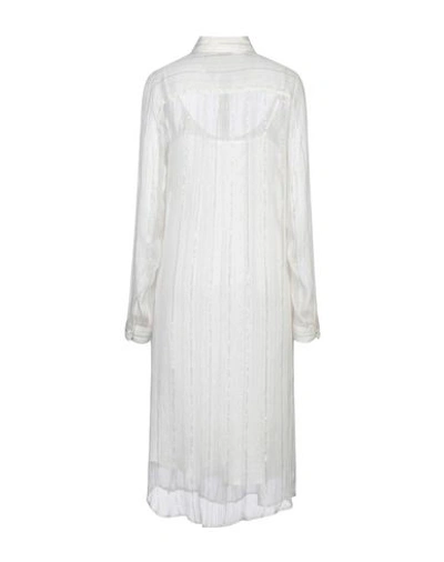 Shop Mes Demoiselles Midi Dress In Ivory