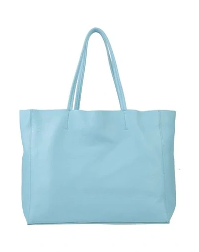 Shop Coccinelle Handbag In Sky Blue