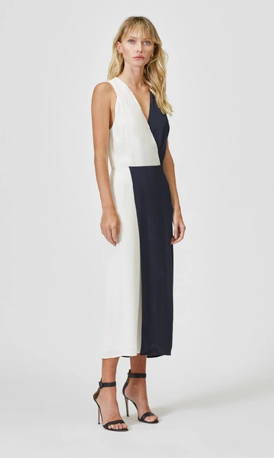 Shop Equipment Galane Dress In Eclipse/pristine