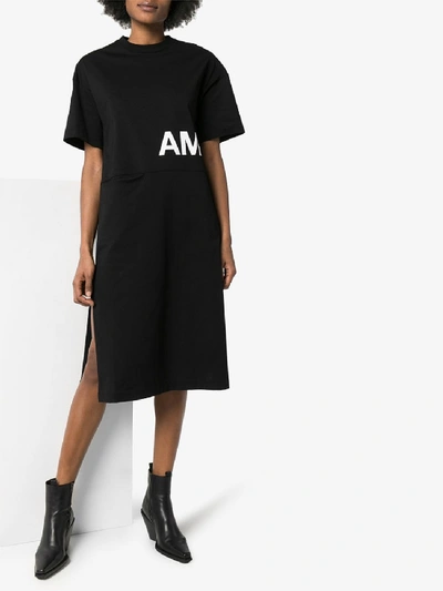 Shop Ambush Cotton Dress In Black