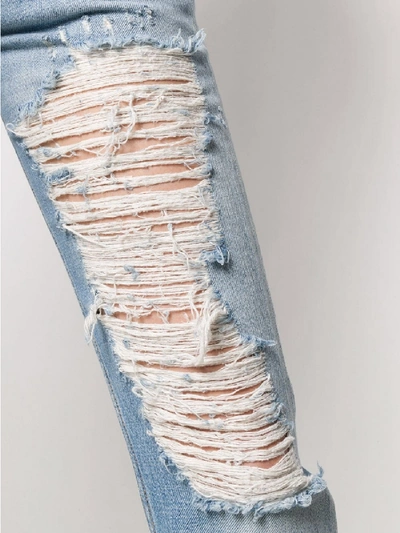 Shop Givenchy Light Wash Jeans In Blue