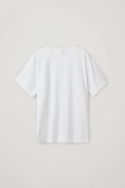 Shop Cos Loose-fit Organic-cotton T-shirt In White