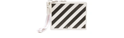 Shop Off-white Cut Here Jitney 2.8 Bag In Off White / Black