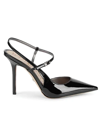 Shop Sam Edelman Ayla Patent Slingback Pumps In Black