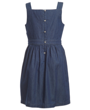 dark chambray dress