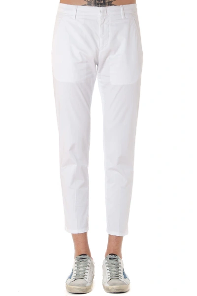 Shop Dondup Alfredo White Cotton Pants