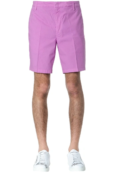 Shop Dondup Manheim Shorts In Cotton In Orchid
