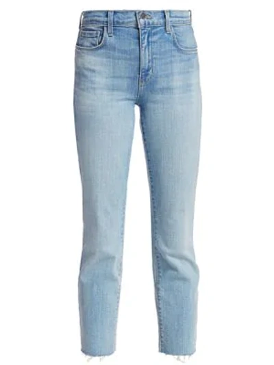 Shop L Agence Sada High-rise Crop Slim Jeans In Bellevue