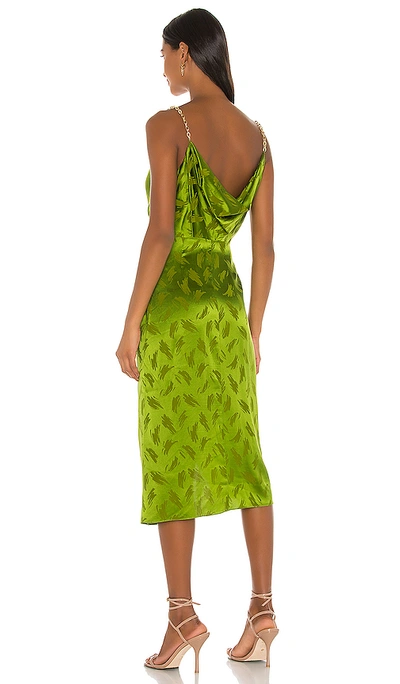 Shop Ronny Kobo Talia Dress In Leaf