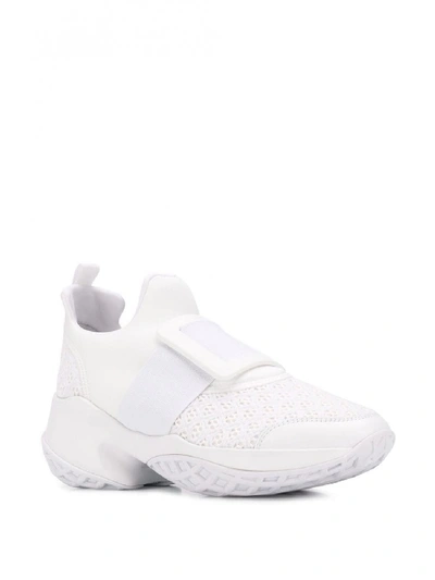 Shop Roger Vivier Viv Run Sneakers In White