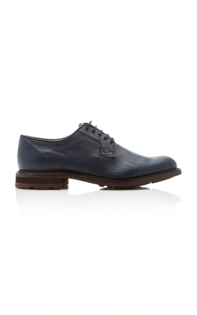 Shop Church's Bestone Leather Derby Shoes In Blue