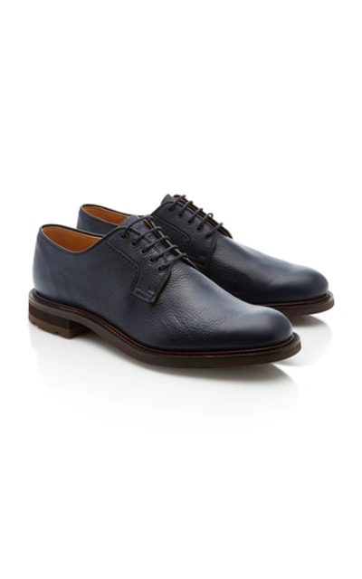 Shop Church's Bestone Leather Derby Shoes In Blue