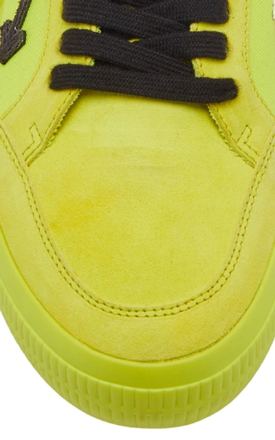 Shop Off-white Low Vulcanized Sneaker In Yellow