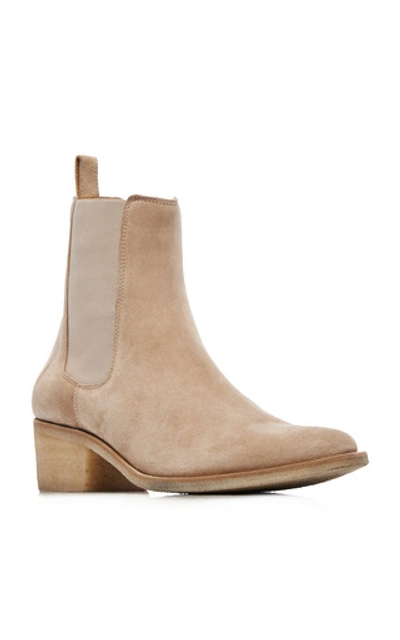 Shop Amiri Leather Chelsea Boots In Neutral