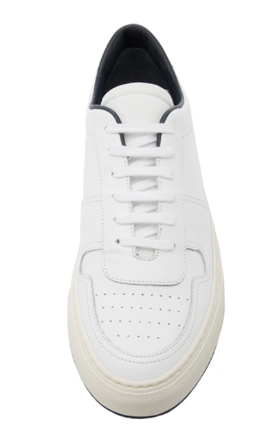 Shop Common Projects Bball 88 Leather Low-top Sneakers In White