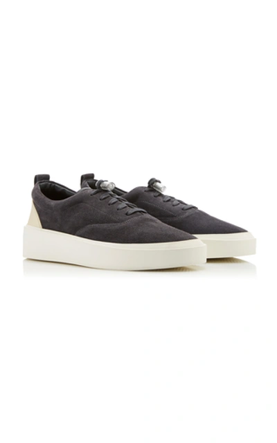 Shop Fear Of God 101 Lace Up Leather Sneakers In Black